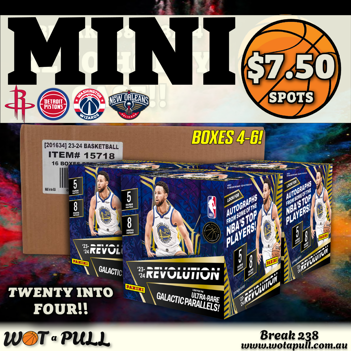 BREAK #238 2023-24 REVOLUTION HOBBY CLOSING MINI! (BOXES 4-6 FROM INNER CASE)
