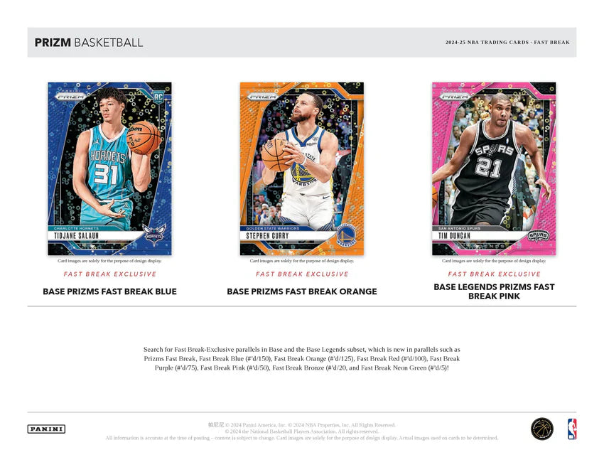 BREAK #535 - 2024-25 PRIZM FASTBREAK 10 SPOTTER!