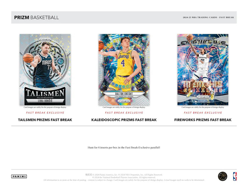 BREAK #535 - 2024-25 PRIZM FASTBREAK 10 SPOTTER!