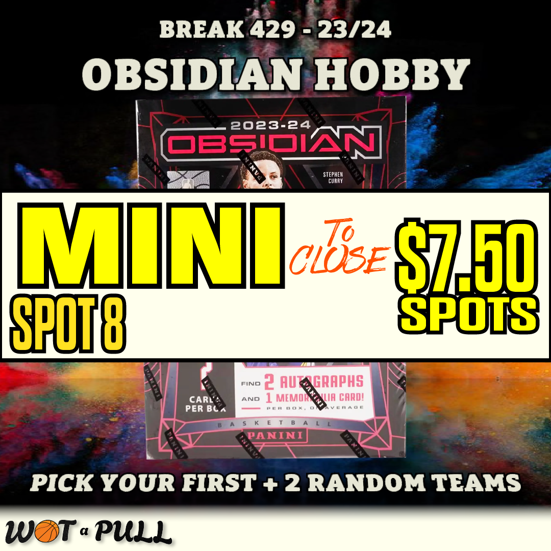 BREAK #429 - 2023-24 OBSIDIAN 10 SPOTTER MINI FOR SPOT 8