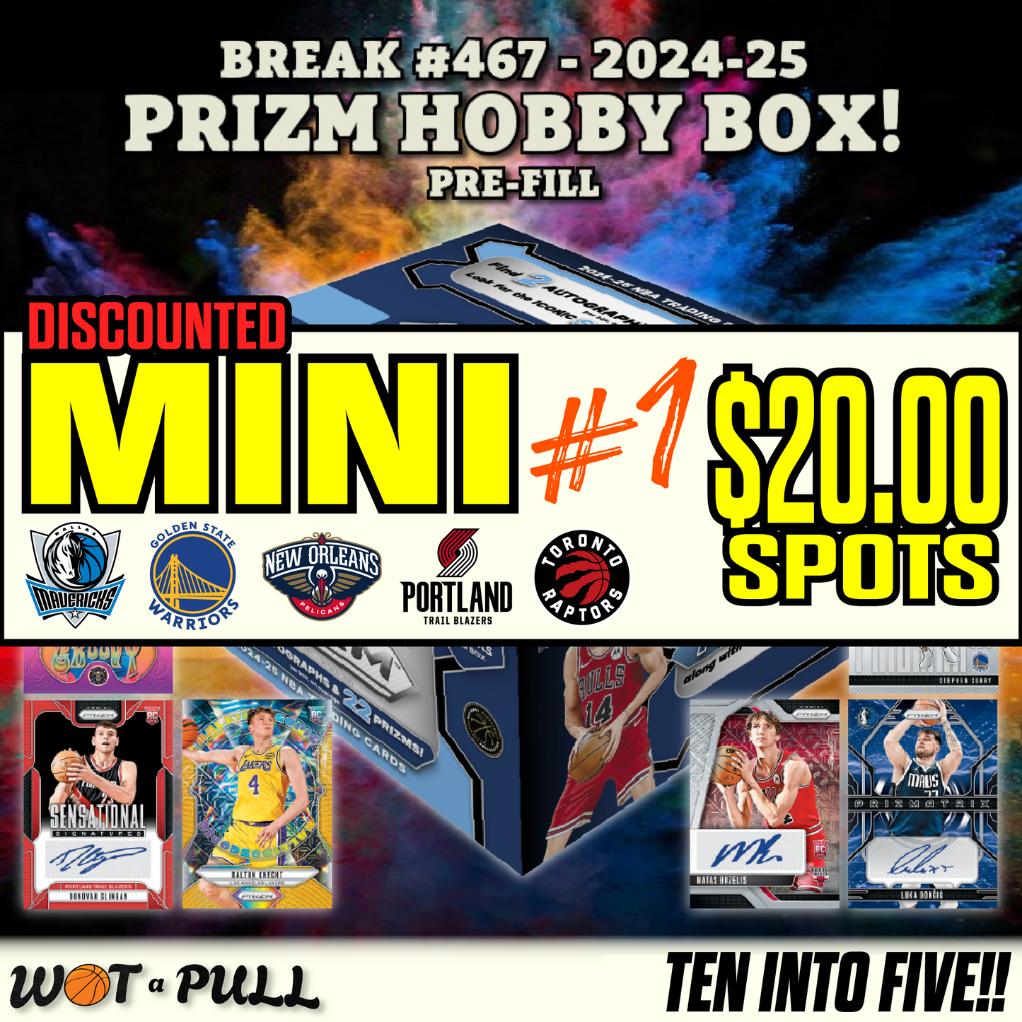 BREAK #467 - 2024-25 PRIZM HOBBY COIN FLIP MINI!