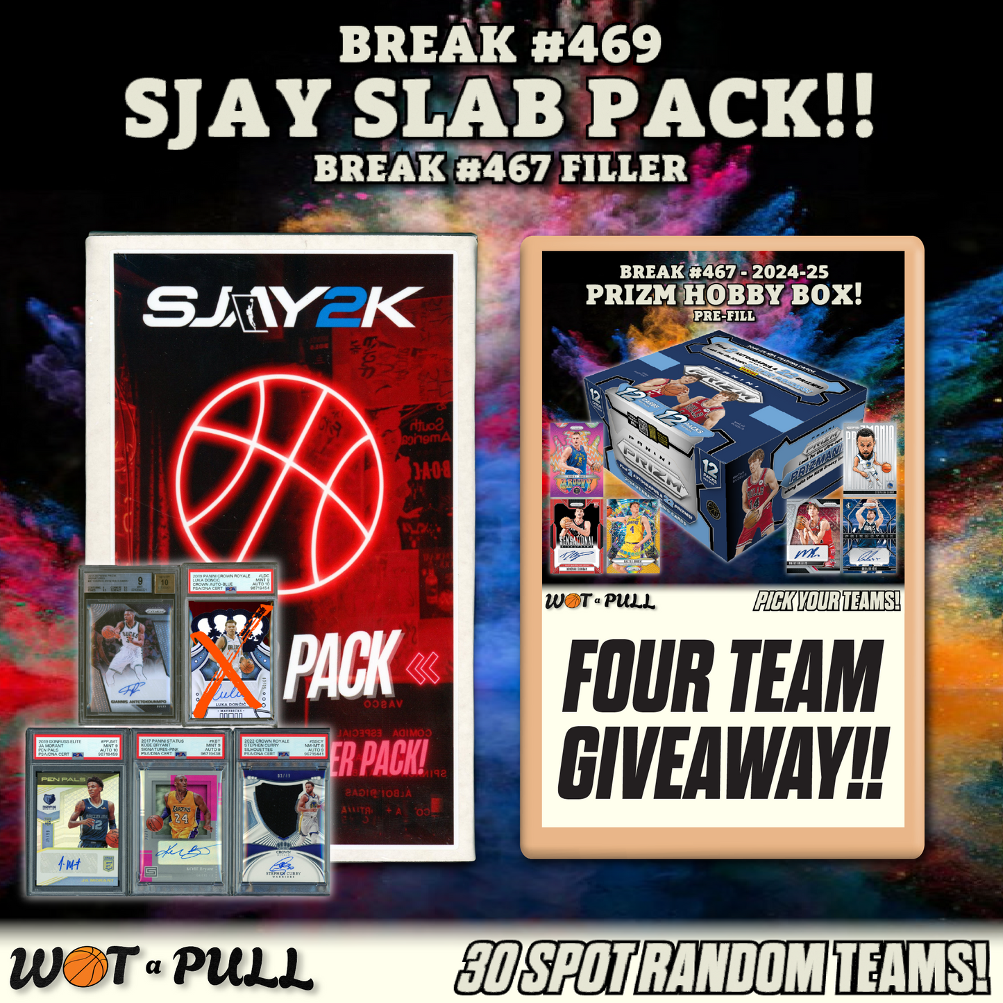 BREAK #469 - SJAY SLAB PACK & BREAK #467 FILLER!