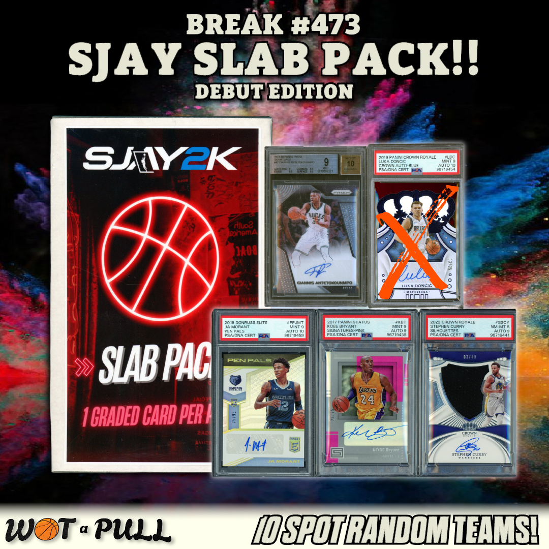 BREAK #473 - SJAY SLAB PACK 10 SPOTTER!