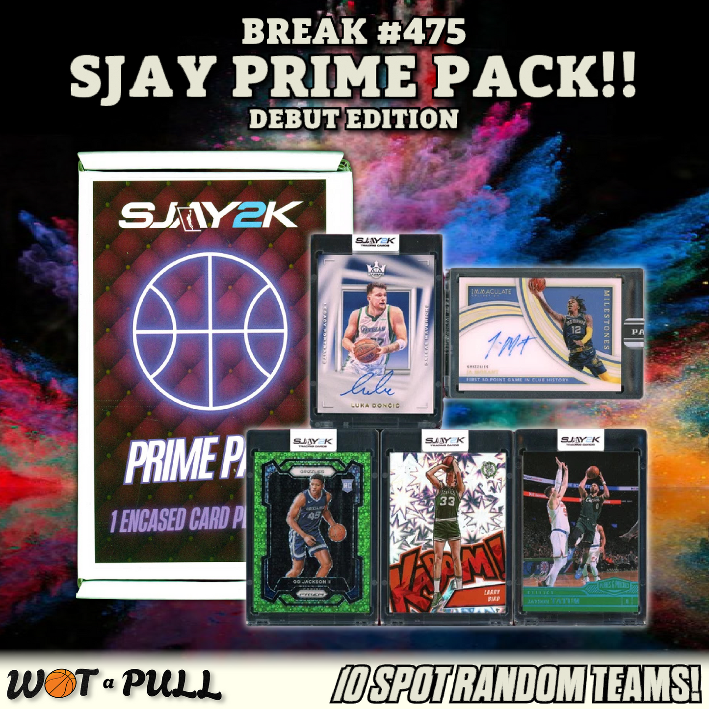 BREAK #475 - SJAY PRIME PACK - DEBUT EDITION!