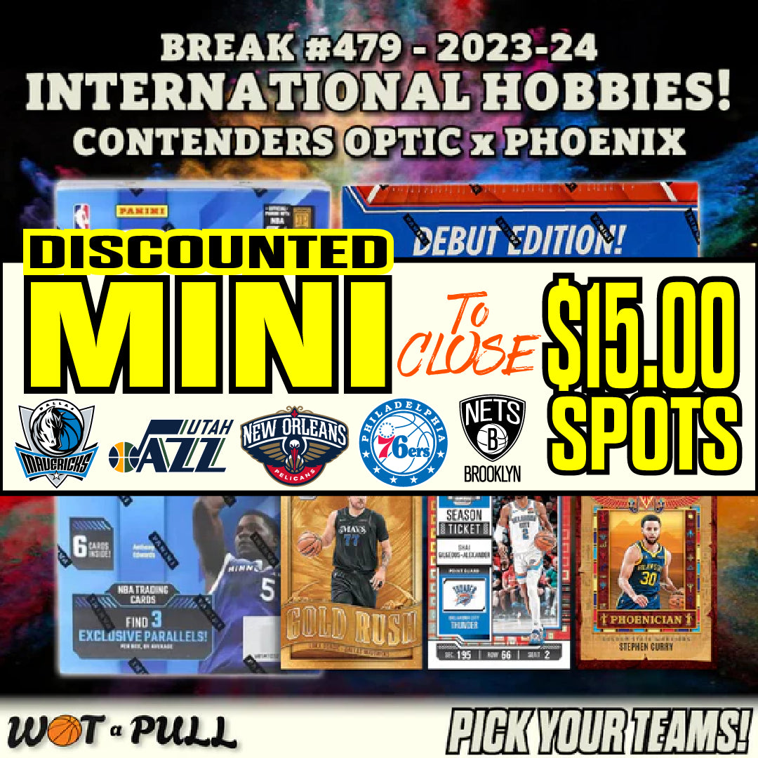 BREAK #479 - 2023-24 INTERNATIONAL HOBBIES DISCOUNTED CLOSING MINI!