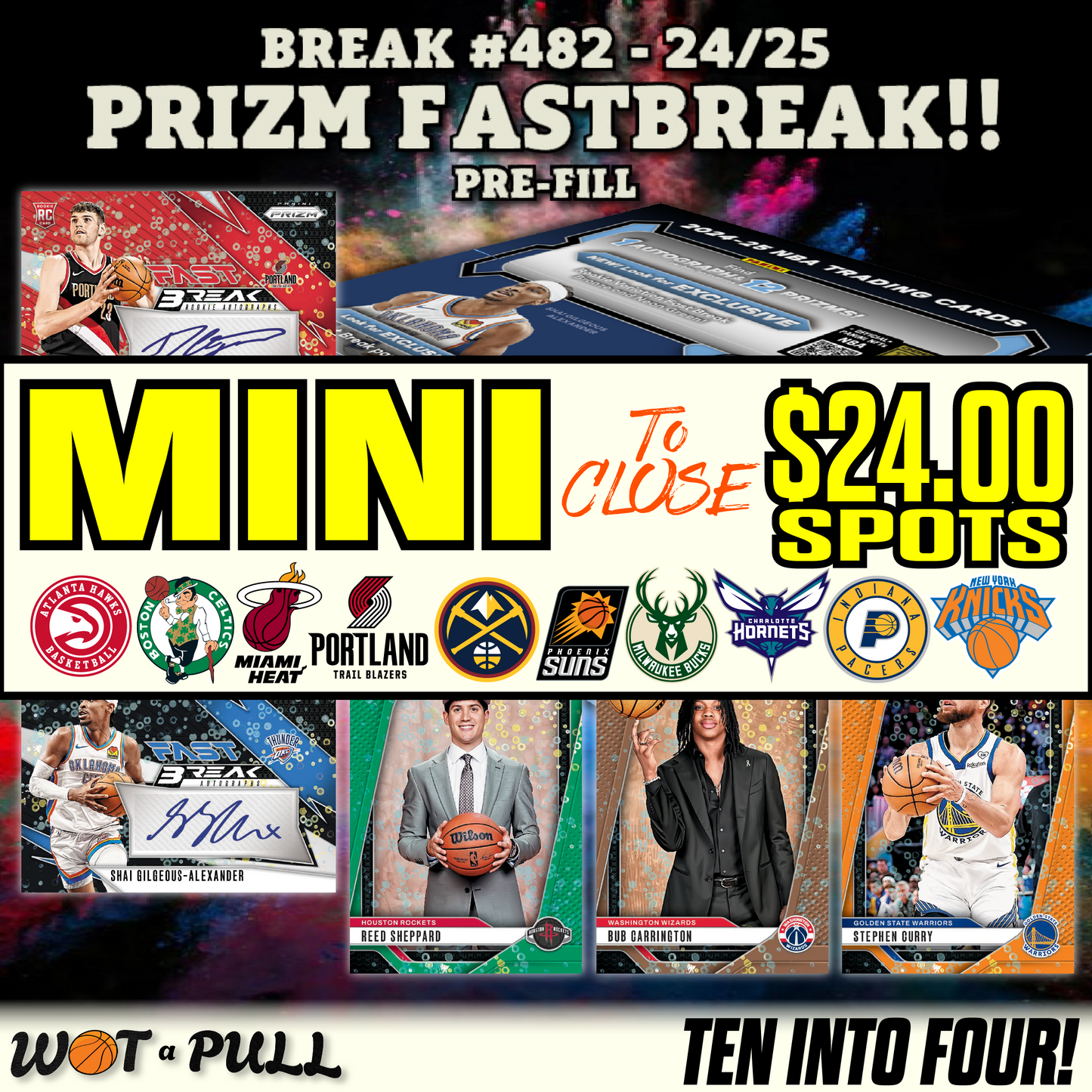 BREAK #482 - 2024-25 PRIZM FASTBREAK CLOSING MINI!