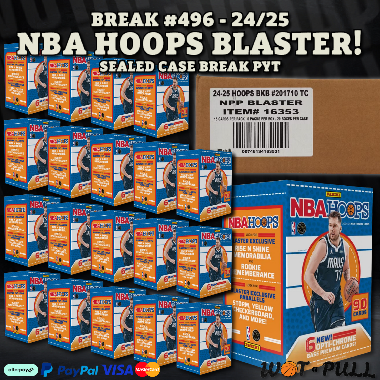 BREAK #496 - 2024-25 NBA HOOPS BLASTER! - CASE BREAK