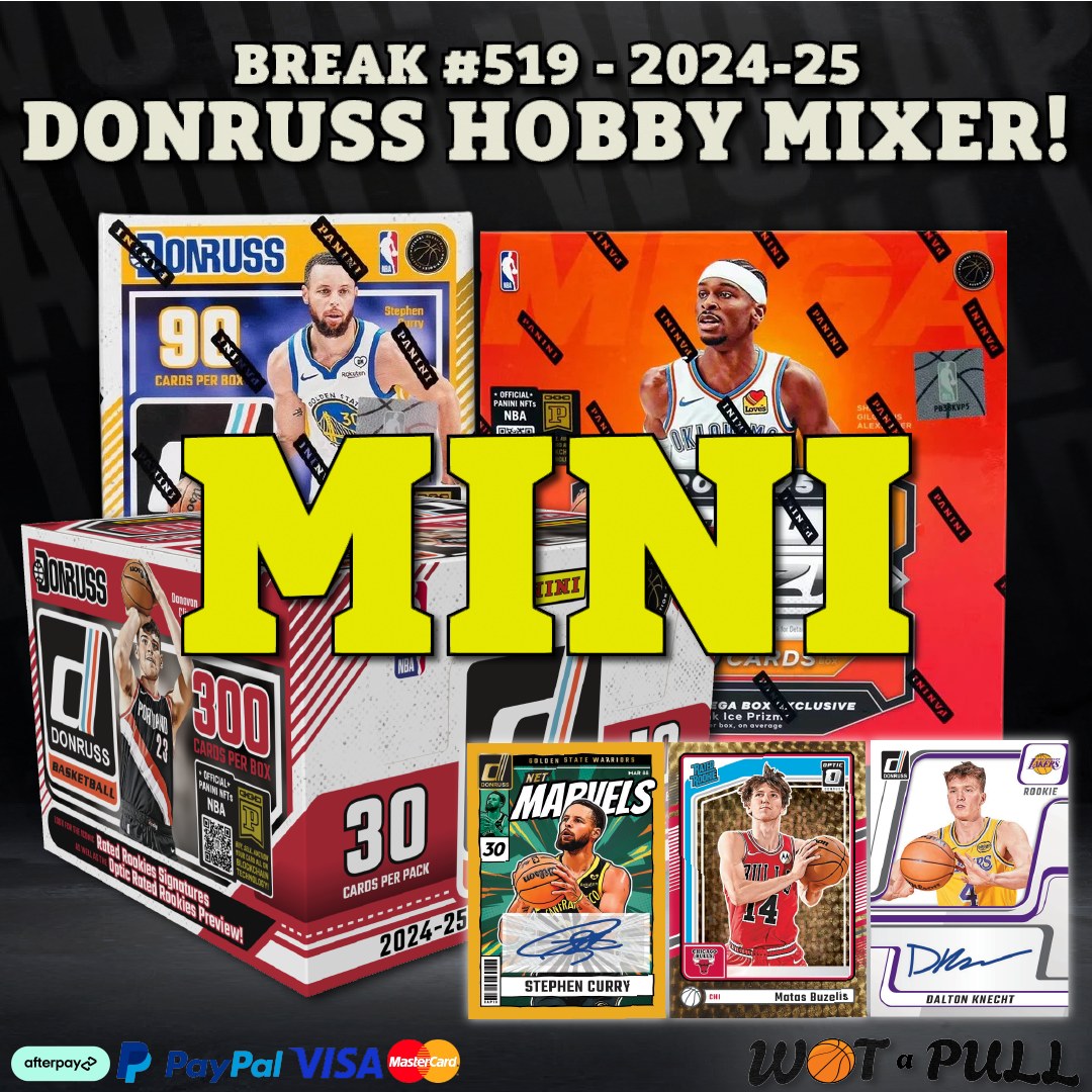 BREAK #519 - DONRUSS HOBBY MIXER MINI