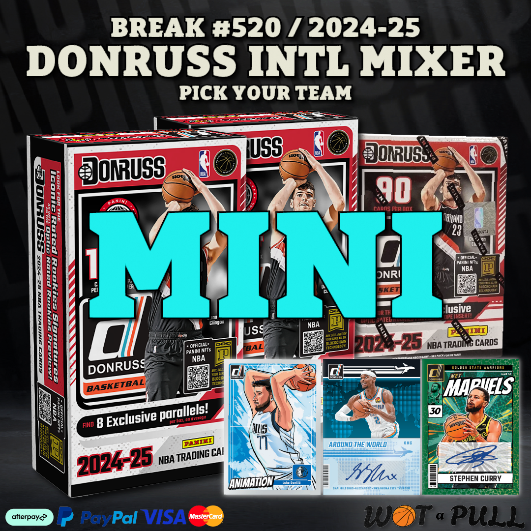 BREAK #520 - NEW 2024-25 DONRUSS INTL MIXER CLOSING MINI!