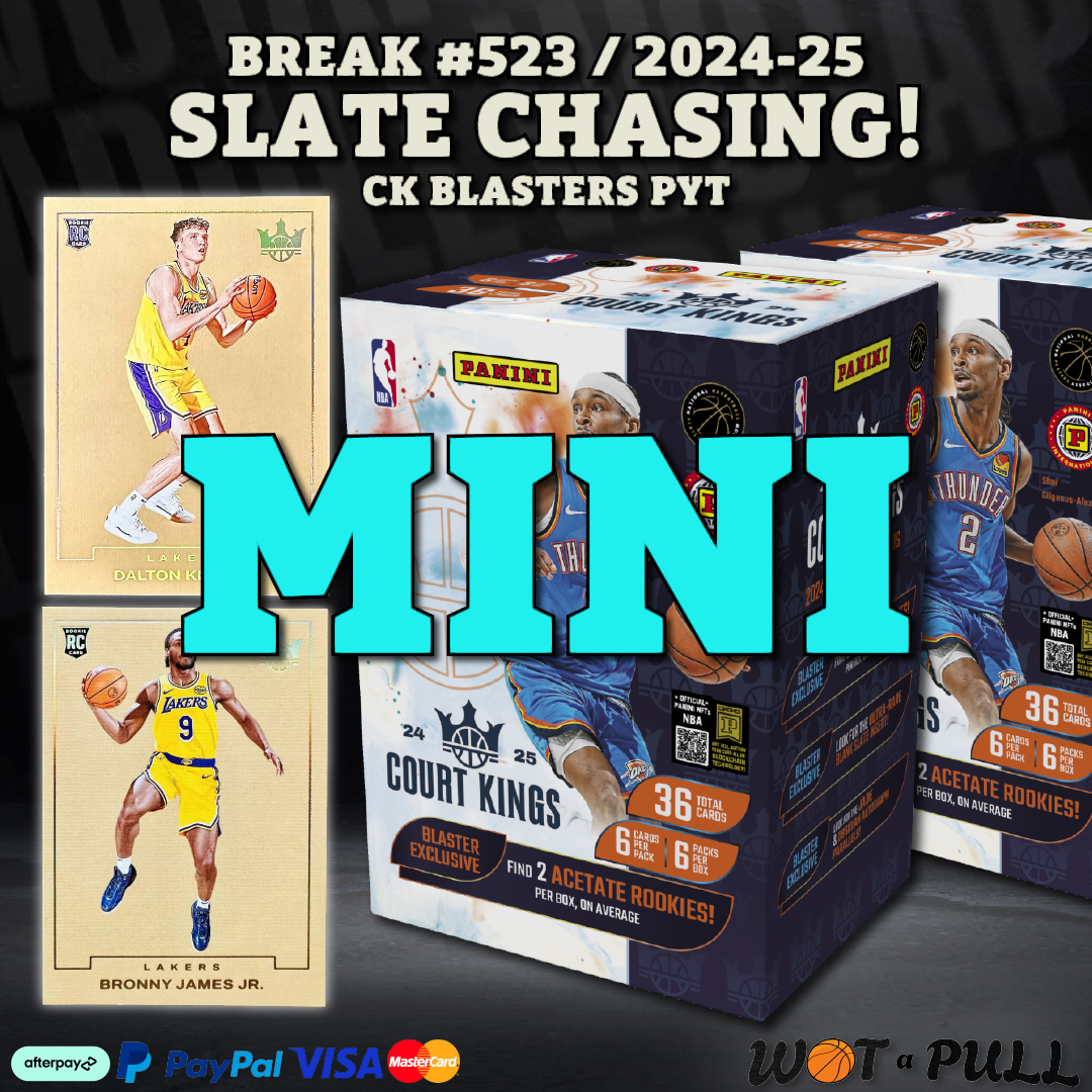 BREAK #523 - SLATE CHASING DISCOUNTED CLOSING MINI