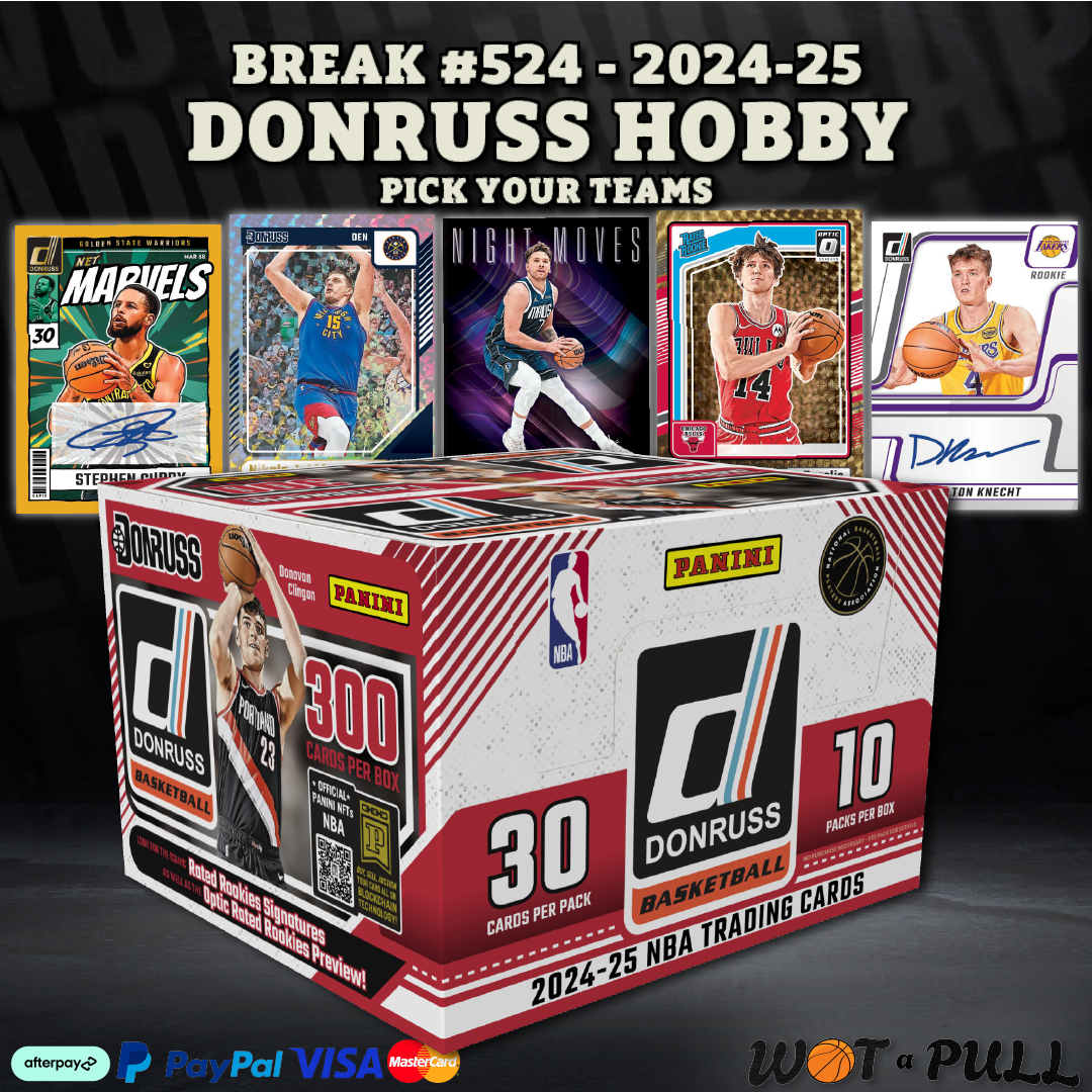 BREAK #524 - 2024-25 DONRUSS HOBBY!