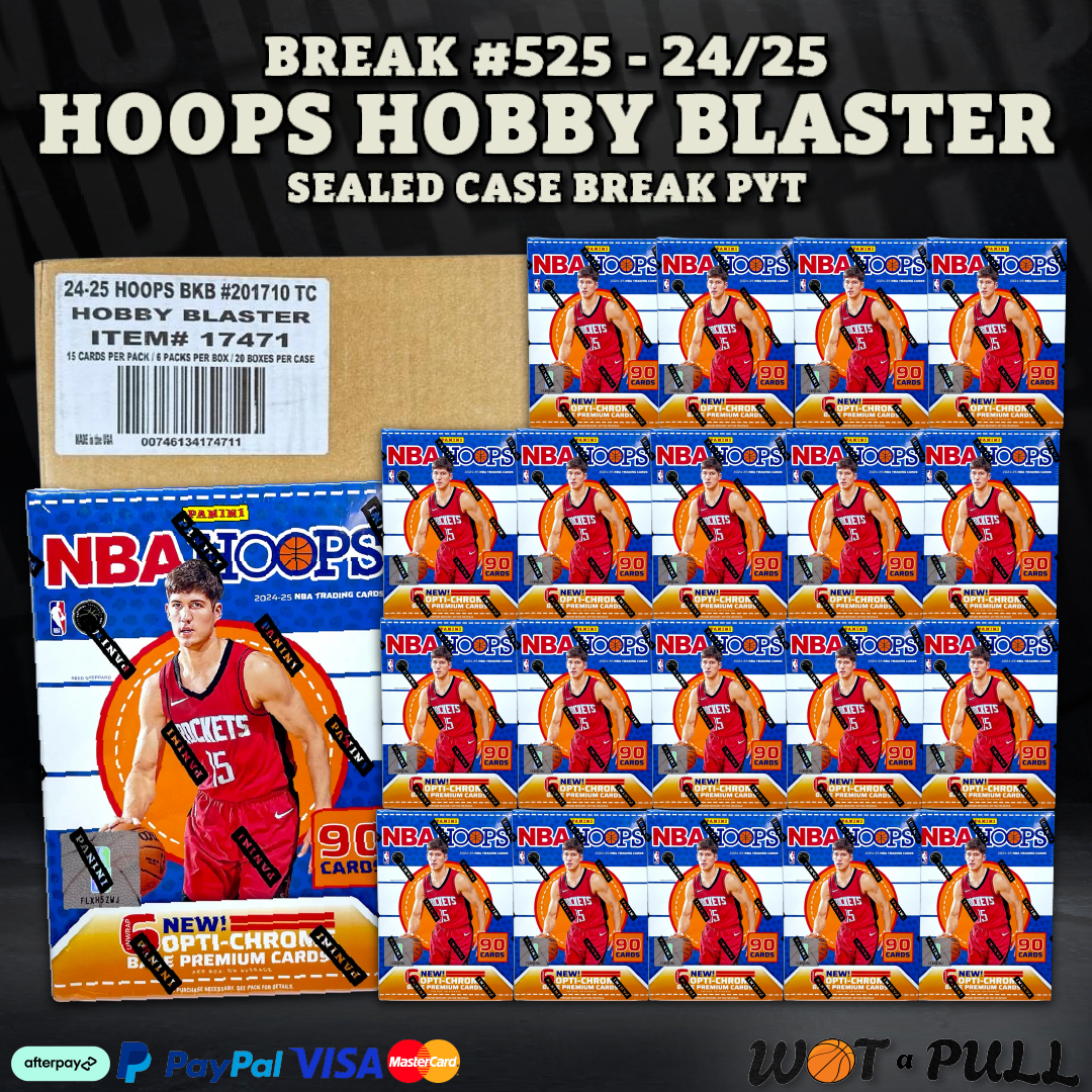 BREAK #525 - 2024-25 NBA HOOPS HOBBY BLASTER CASE!
