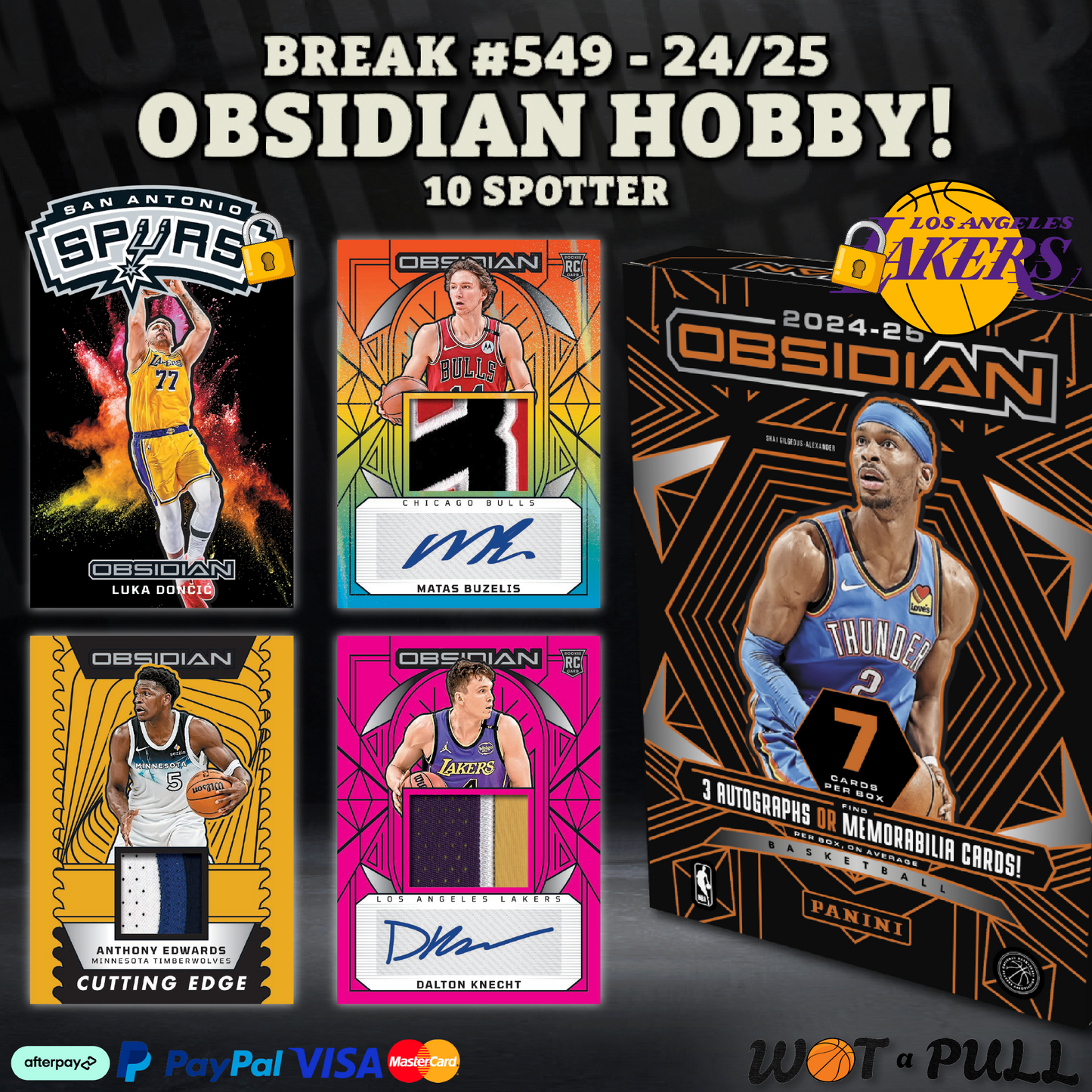 BREAK #552 - 2024-25 OBSIDIAN HOBBY!