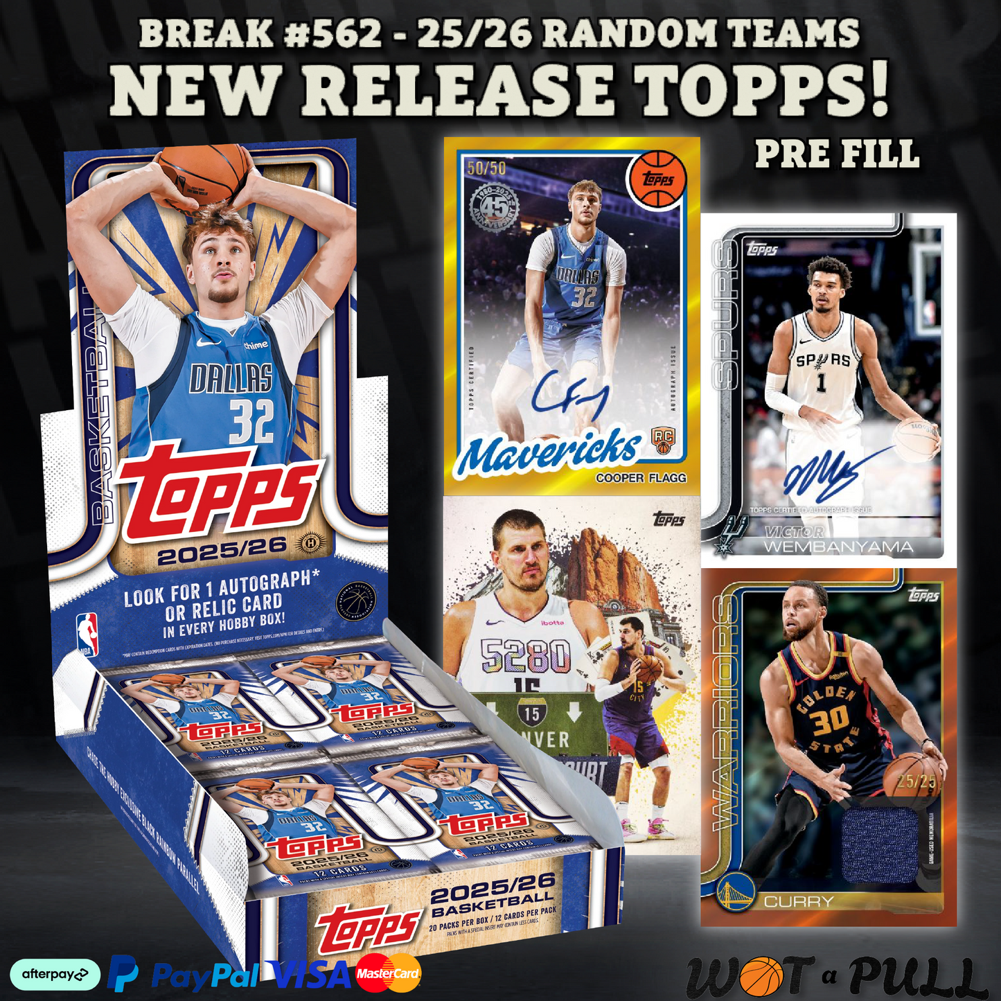 BREAK #562 - 25/26 NEW RELEASE TOPPS HOBBY RANDOM TEAMS