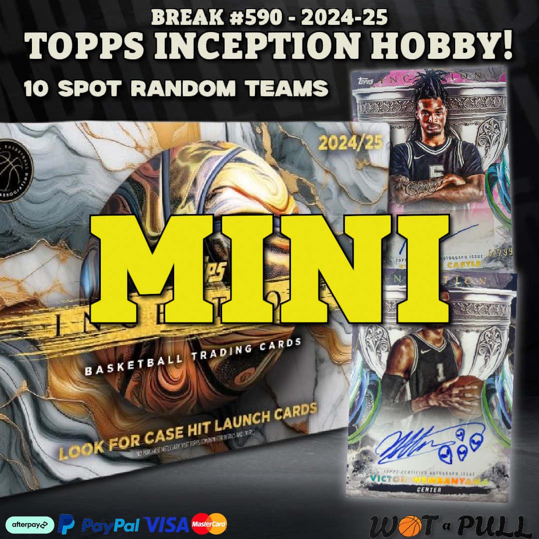 BREAK #590 - 2024-25 Topps Inception Hobby MINI
