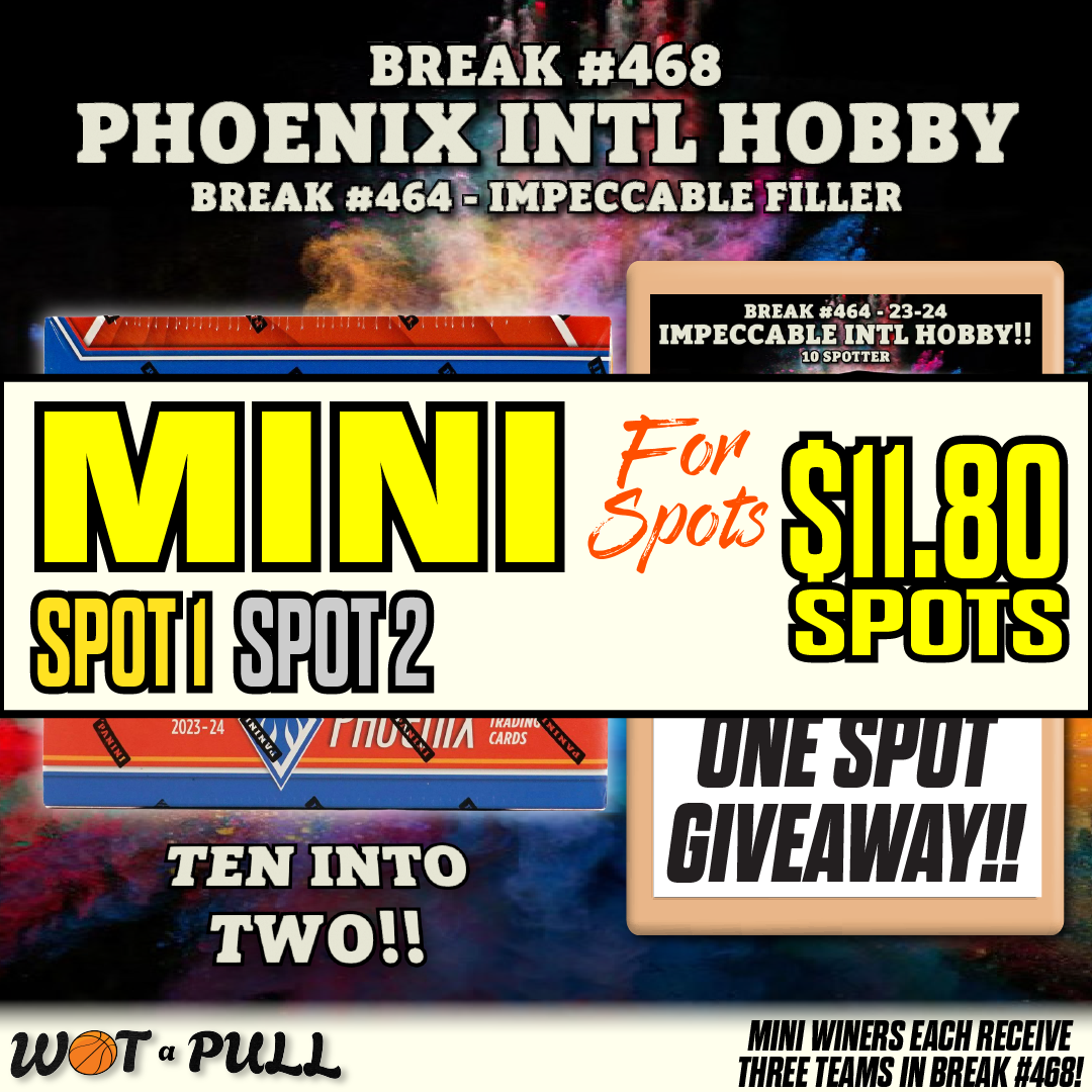 BREAK #468 - 2023-24 PHOENIX INTL HOBBY 10 SPOTTER MINI!