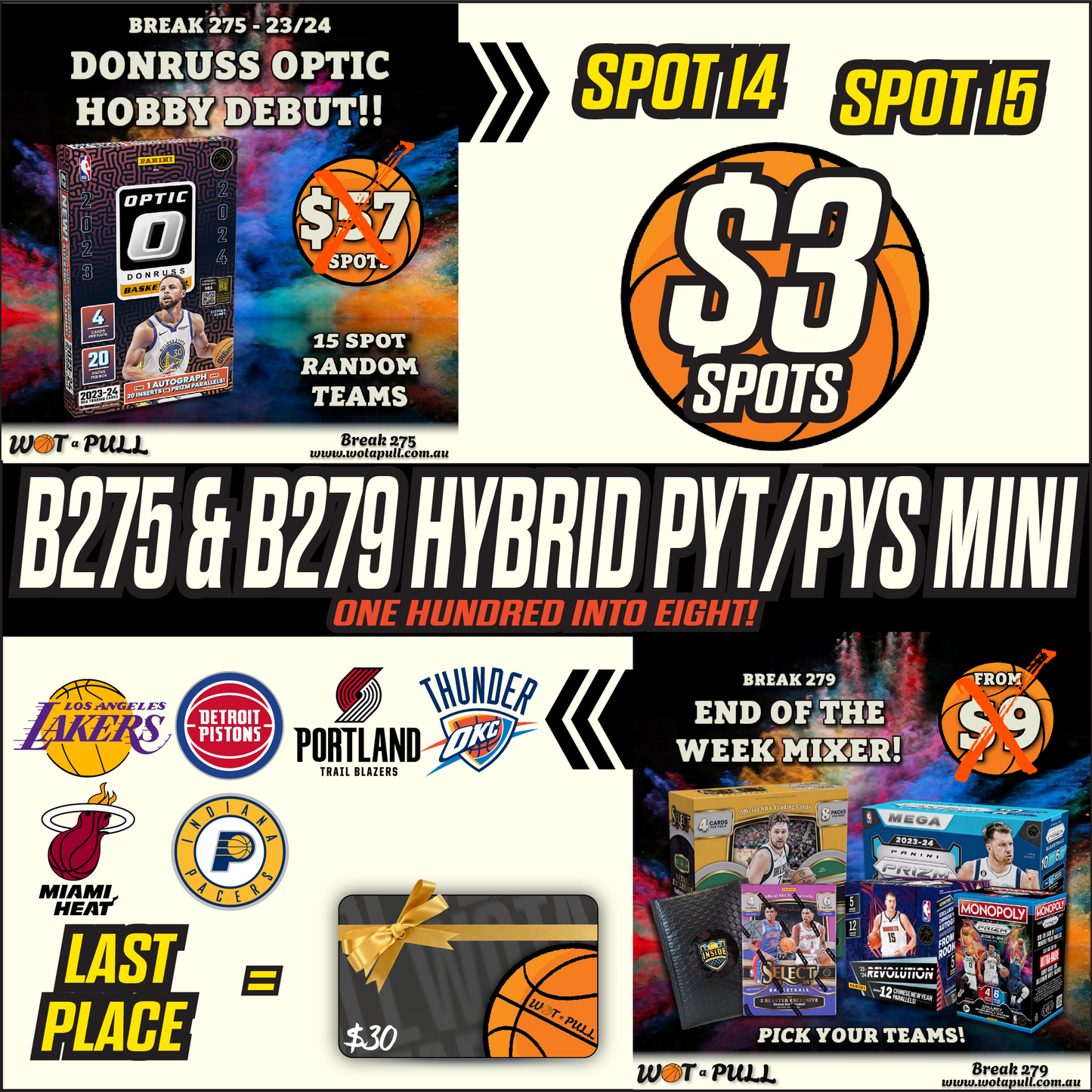 BREAK #275 & #279 PYT/PYS HYBRID MINI!