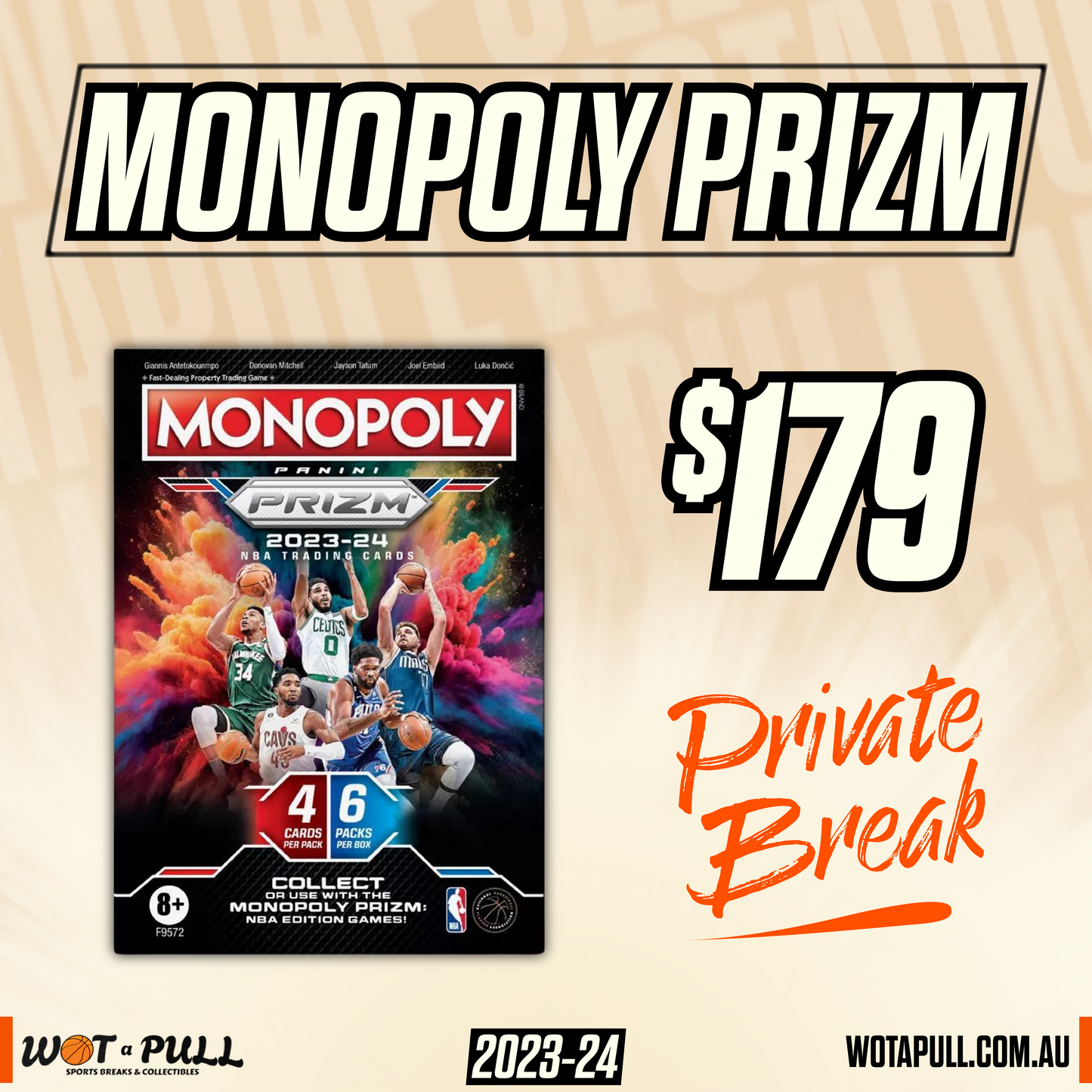 2023-24 MONOPOLY PRIZM BLASTER! WEMBY CHASING!