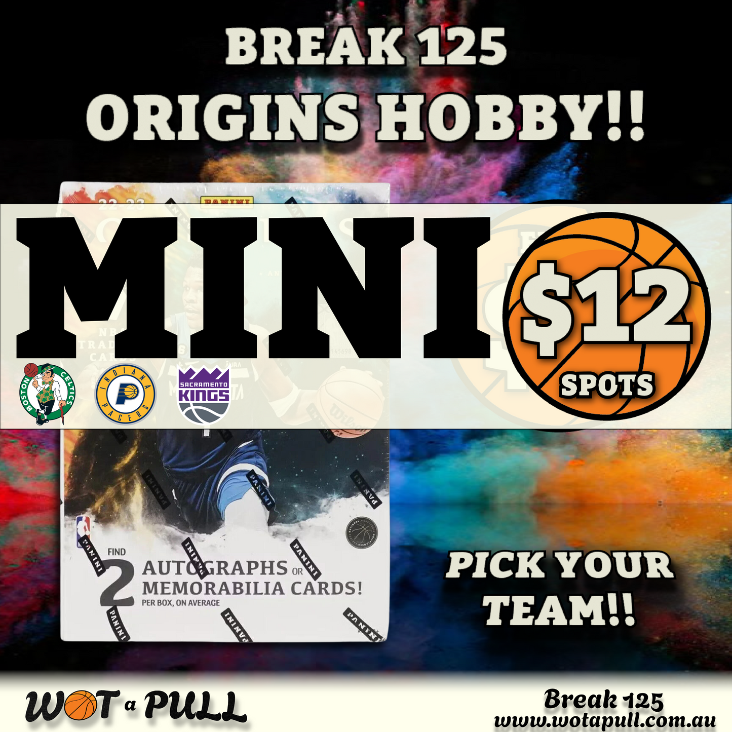 BREAK #125 2022-23 ORIGINS HOBBY! MINI FOR CELTICS, PACERS & KINGS!