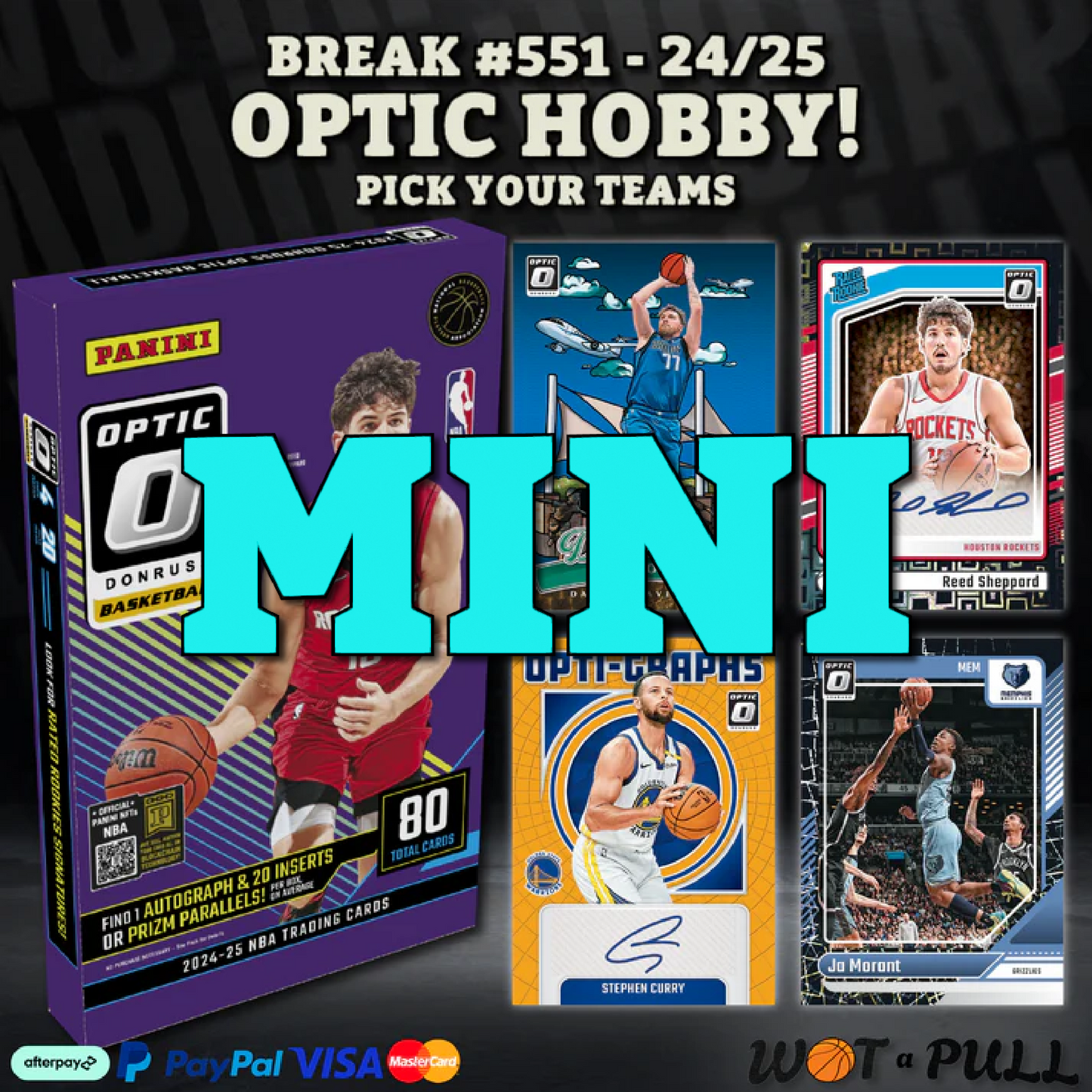 BREAK #551 - 2024-25 OPTIC HOBBY DISCOUNTED CLOSING MINI!