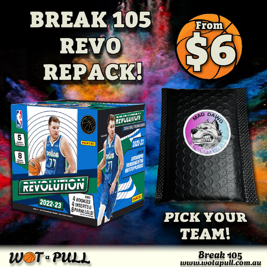 BREAK #105 2022-23 REVO HOBBY & REPACK!! 14 TEAMS FROM $6!