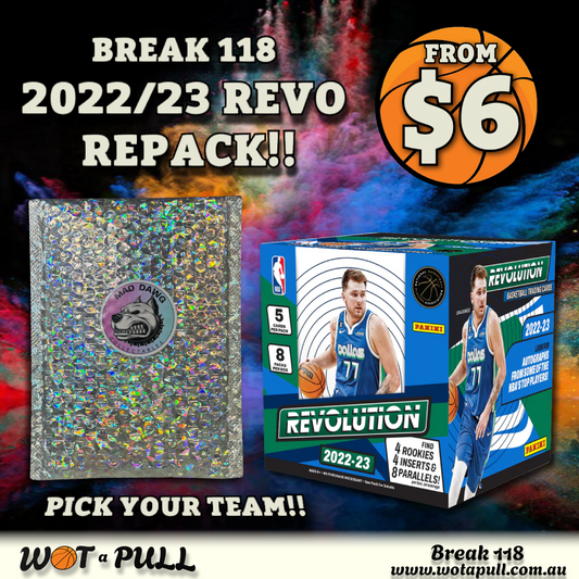 BREAK #118 2022-23 REVO HOBBY & REPACK!! 14 TEAMS FROM $6!