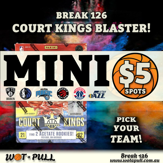 BREAK #126 2021-22 COURT KINGS BLASTER! BLANK SLATE CHASING!! CLOSING MINI