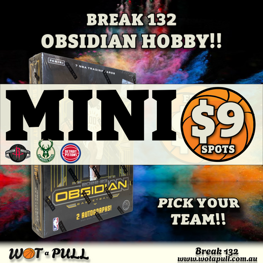 BREAK #132 2022-23 OBSIDIAN HOBBY MINI #1 FOR PISTONS, ROCKETS & BUCKS!