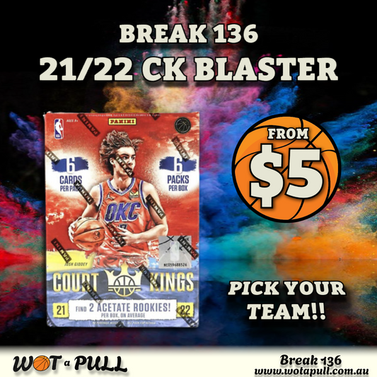 BREAK #136 2021-22 COURT KINGS BLASTER!