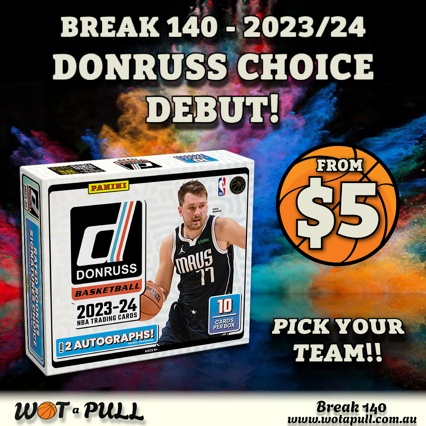 BREAK #140 2023-24 DONRUSS CHOICE HOBBY DEBUT!