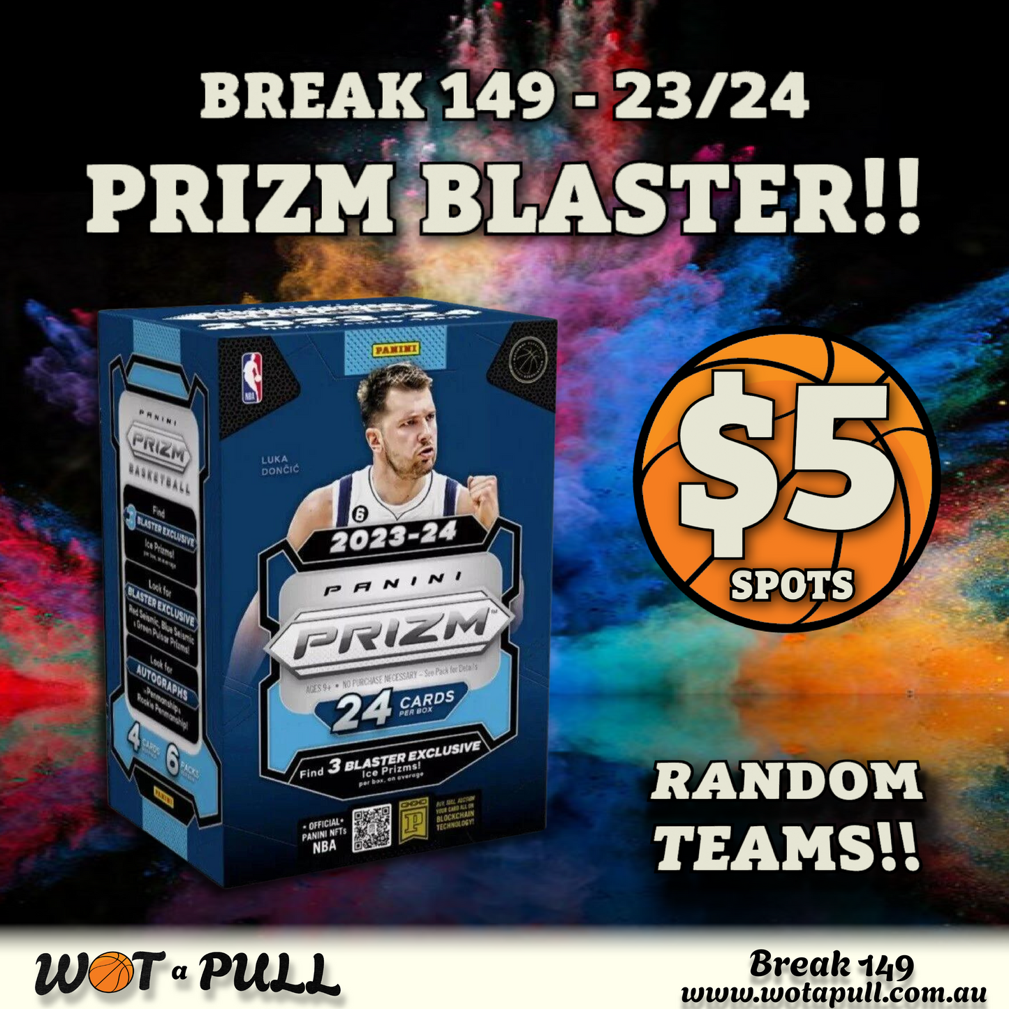 BREAK #149 2023-24 PRIZM BLASTER - RANDOM TEAMS!