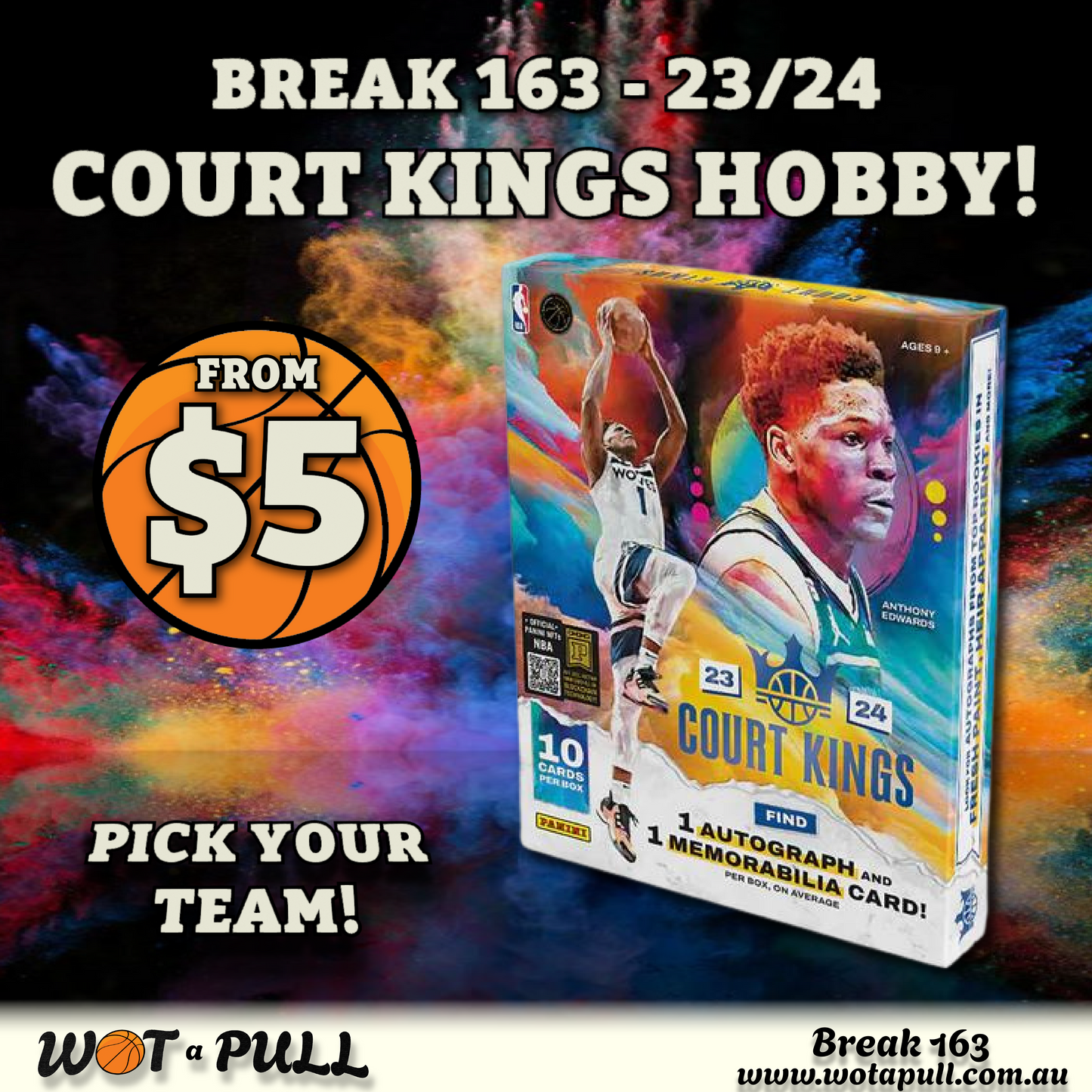 BREAK #163 2023-24 COURT KINGS HOBBY!