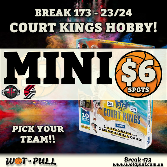 BREAK #173 2023-24 COURT KINGS MINI FOR ROCKETS & BLAZERS!