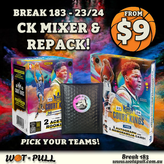 BREAK #183 2023-24 COURT KINGS MIXER & REPACK!