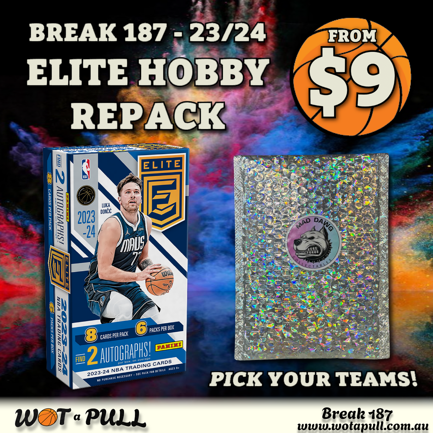 BREAK #187 2023-24 ELITE HOBBY & REPACK!