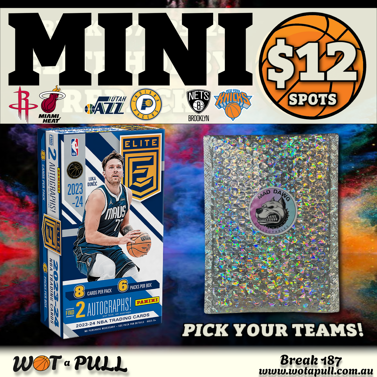 BREAK #187 2023-24 ELITE HOBBY & REPACK MINI #1!