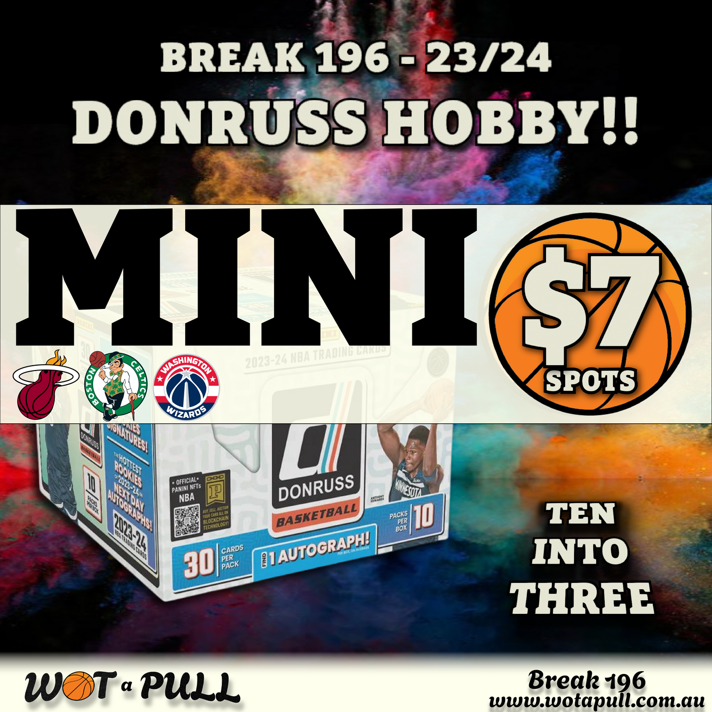 BREAK #196 2023-24 DONRUSS HOBBY PYT! CLOSING MINI