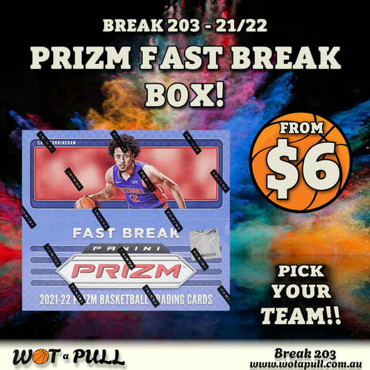 BREAK #203 2021-22 PRIZM FASTBREAK BOX!