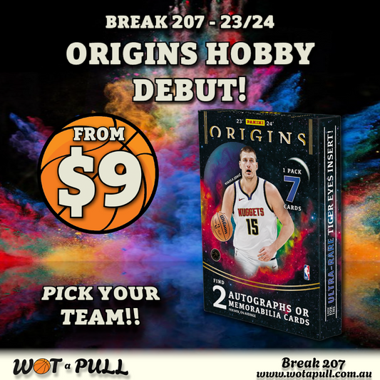 BREAK #207 2023-24 ORIGINS HOBBY DEBUT! (PRE-FILL)