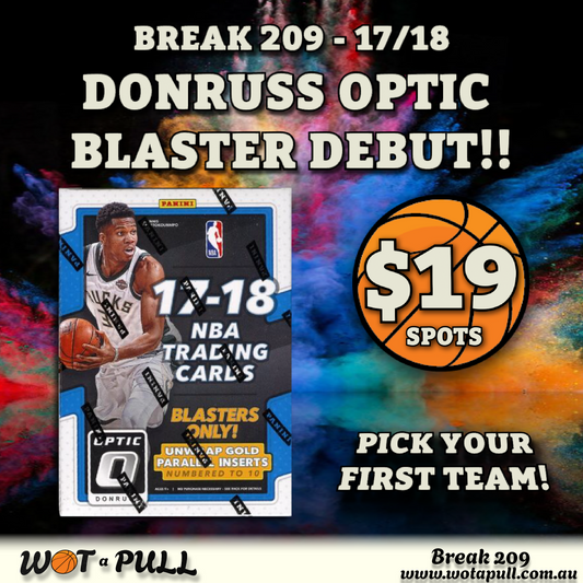 BREAK #209 2017-18 DONRUSS OPTIC BLASTER DEBUT!