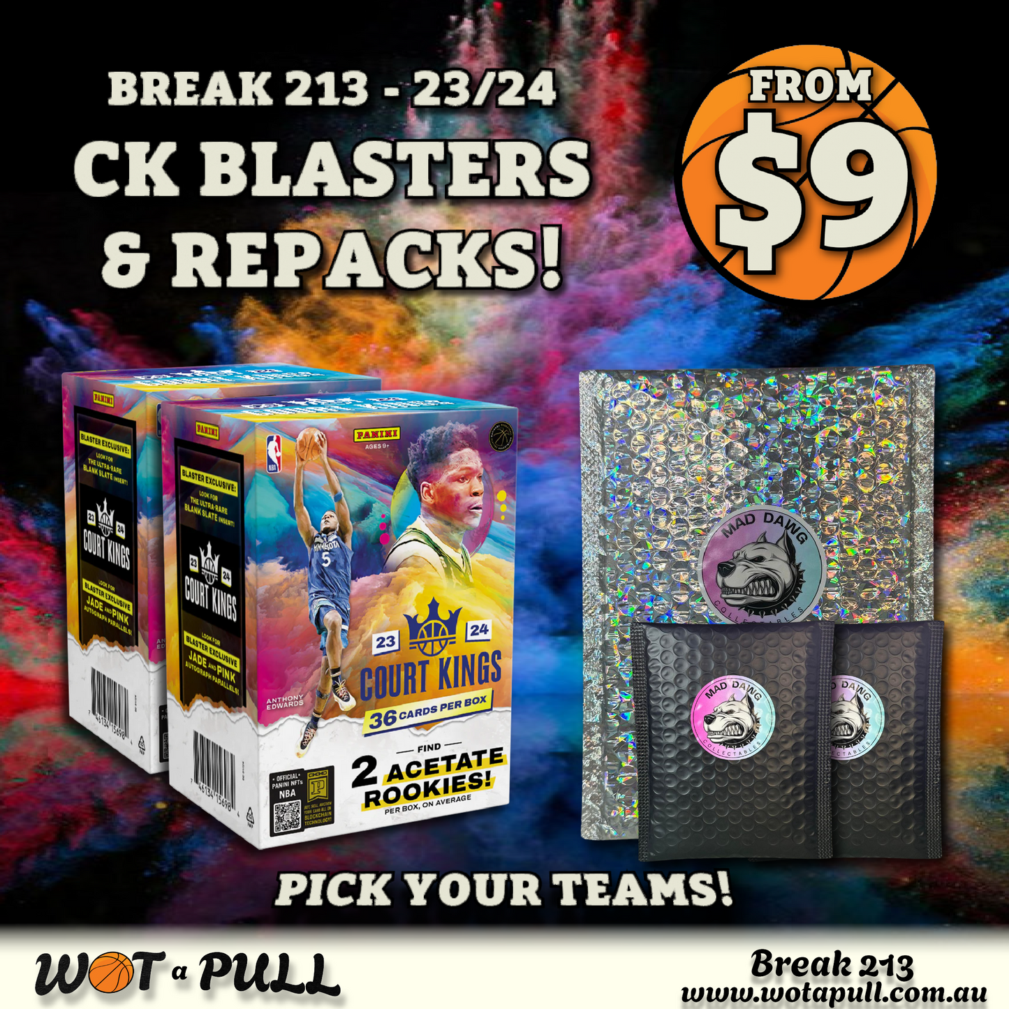 BREAK #213 COURT KINGS BLASTERS & REPACKS!