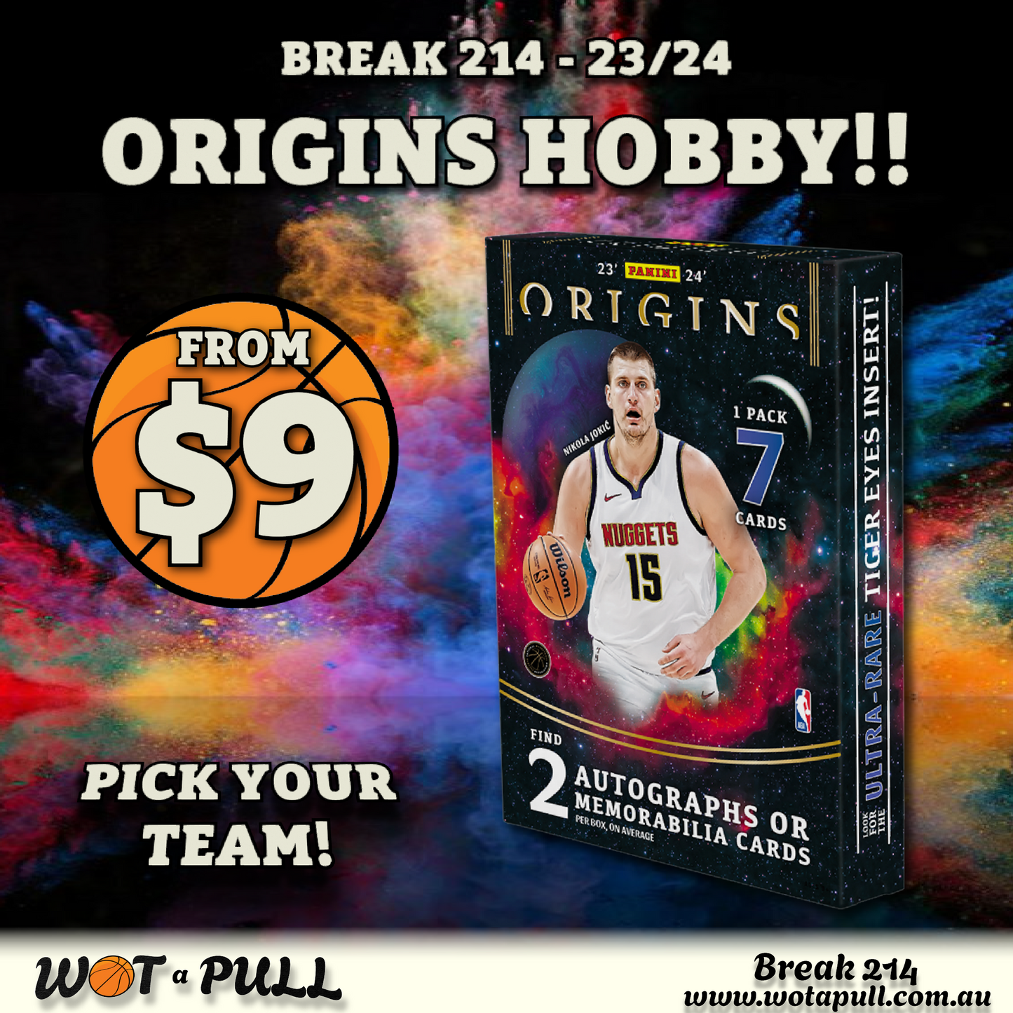 BREAK #214 2023-24 ORIGINS HOBBY!