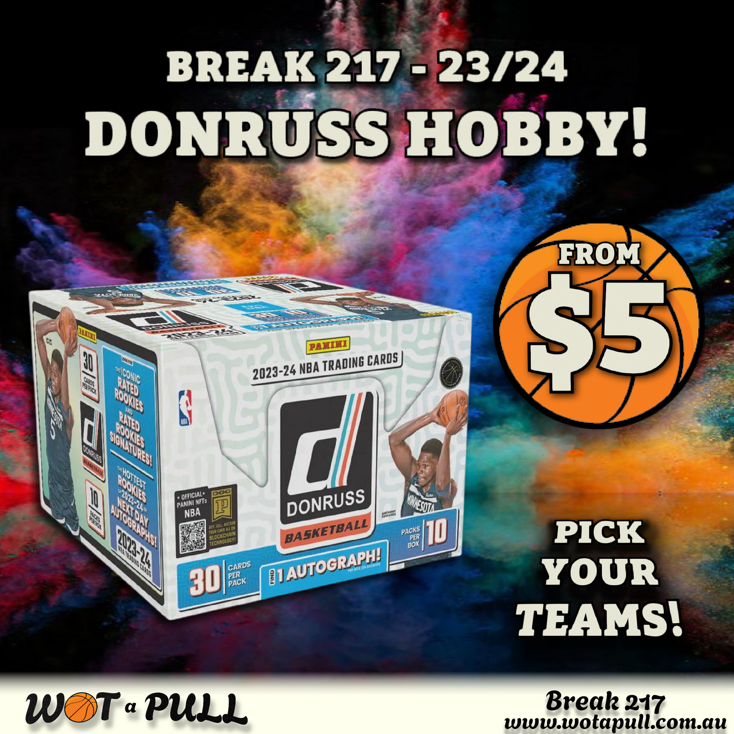 BREAK #217 2023-24 DONRUSS HOBBY!