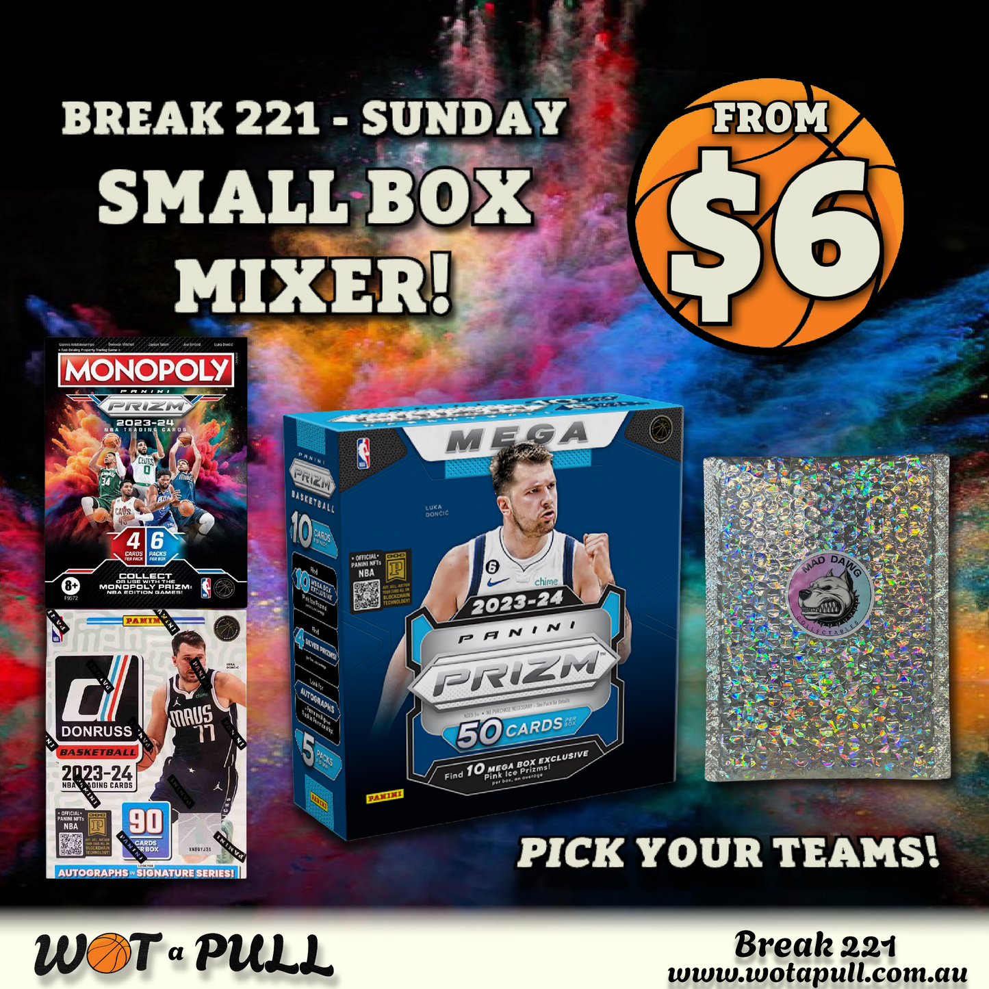 BREAK #221 SUNDAY SMALL BOX MIXER