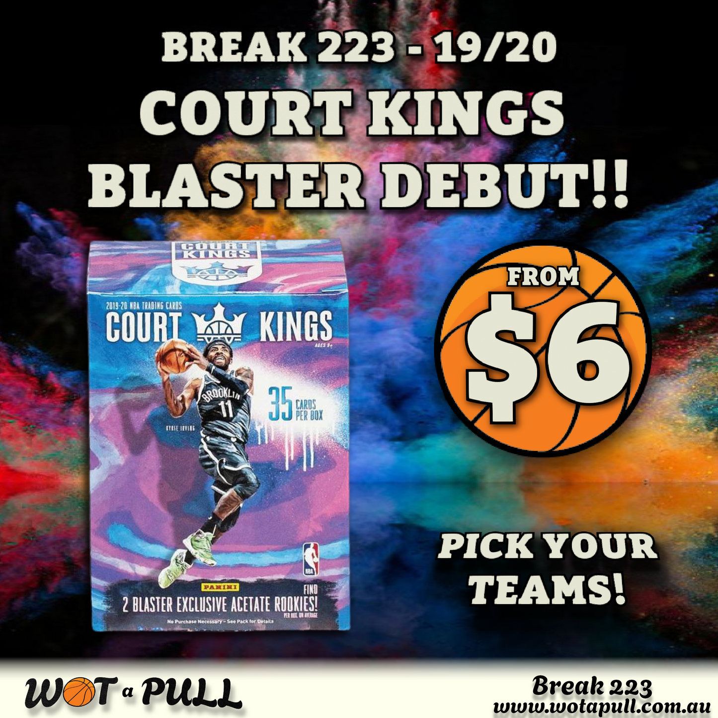 BREAK #223 2019-20 COURT KINGS BLASTER DEBUT!