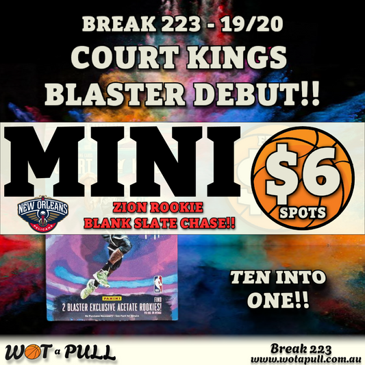 BREAK #223 2019-20 COURT KINGS BLASTER DEBUT CLOSING MINI!