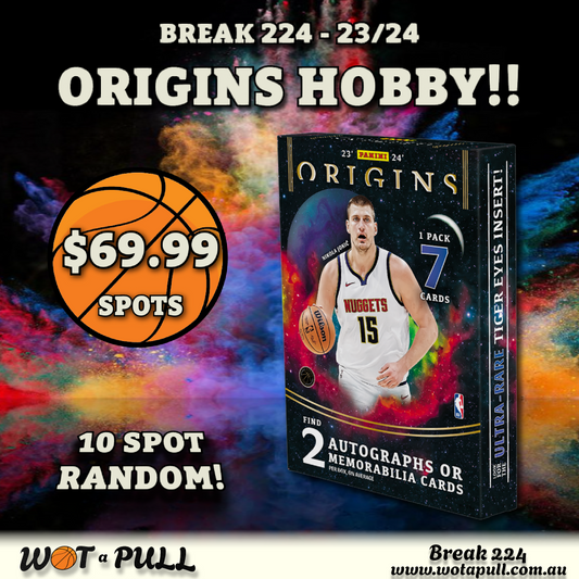 BREAK #224 ORIGINS HOBBY 10 SPOTTER!