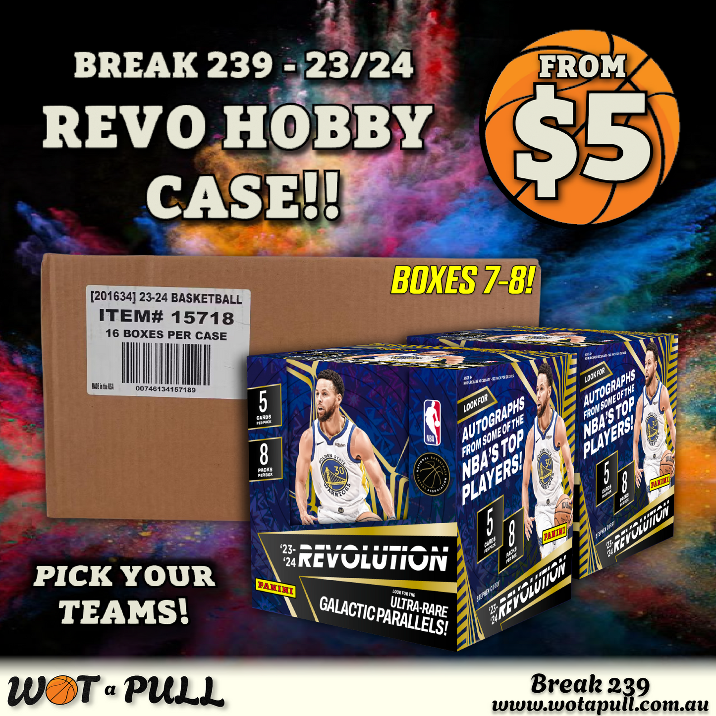 BREAK #239 2023-24 REVOLUTION HOBBY (BOXES 7-8 FROM INNER CASE)