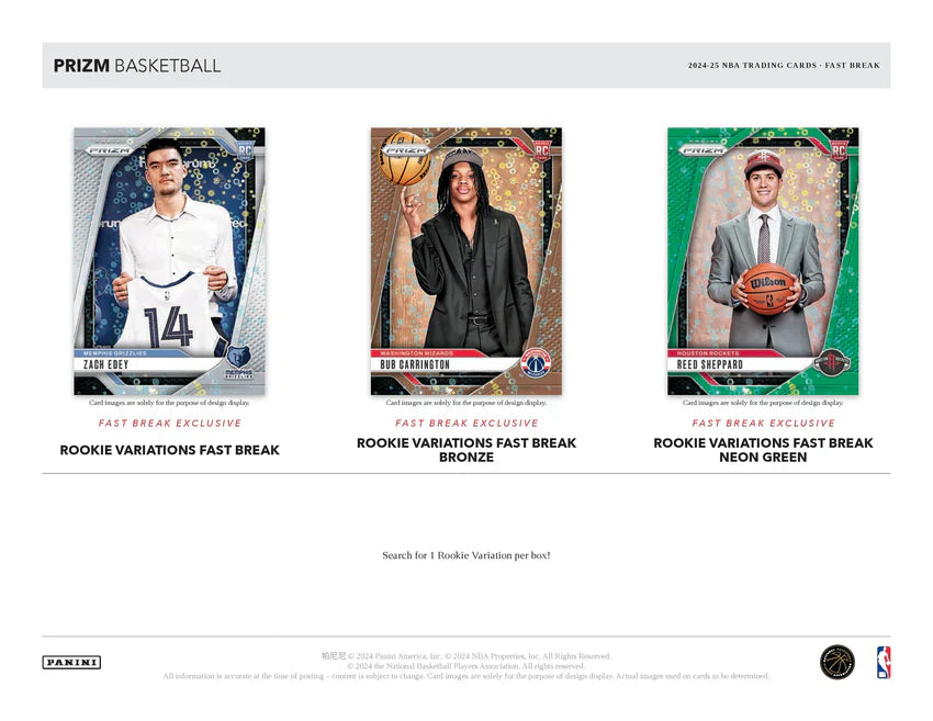 BREAK #535 - 2024-25 PRIZM FASTBREAK 10 SPOTTER!