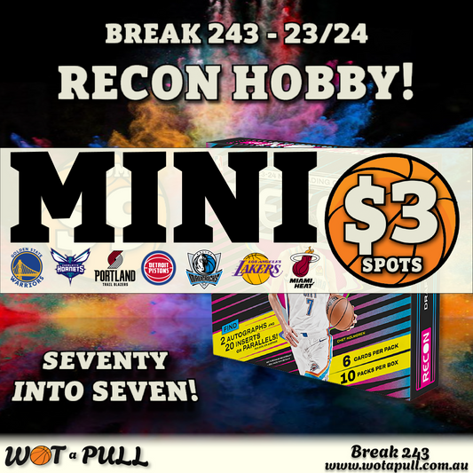 BREAK #243 2023-24 RECON HOBBY CLOSING MINI!